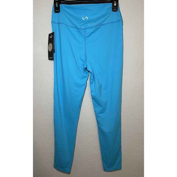TLF Tempo Glo High Waisted Workout‎ Leggings Bright Blue Women's LARGE NWT - Picture 7 of 13